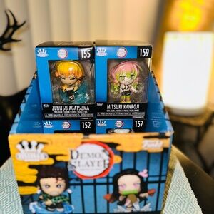 Funko Minis Demon Slayer Collectible Figures Lot AGATSUMA, KAMADO, MITSURI, MUZA